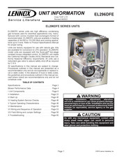 Lennox EL296DF110XE60C Manual