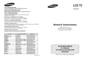Samsung LE23R7 Owner's Instructions Manual