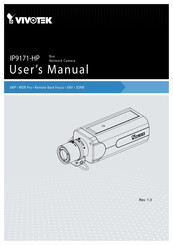 Vivotek IP9171-HP User Manual