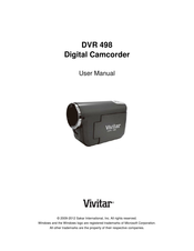 Vivitar DVR 498 User Manual