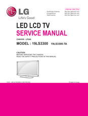 LG 19LS3300 Service Manual