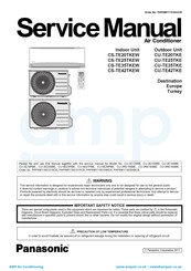 Panasonic CS-TE25TKEW Service Manual