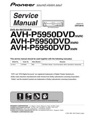 Pioneer AVH-P5950DVD/XN/RC Service Manual