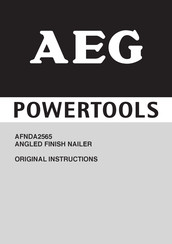 AEG AFNDA2565 Original Instructions Manual