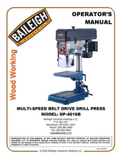 Baileigh DP-4016B Operator's Manual
