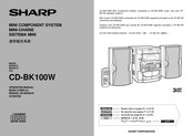 Sharp CD-BK100W Operation Manual
