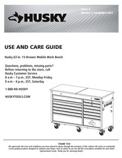 Husky H63MWC15FT Use And Care Manual