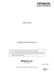 Hitachi C22K Instruction Manual