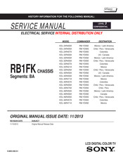 Sony KDL-46R457A Service Manual