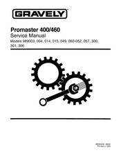 Gravely 989057 Service Manual