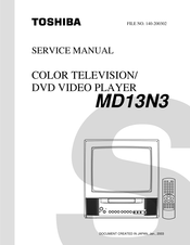 Toshiba MD13N3 Service Manual