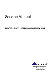 Alto AMX-220FX Service Manual
