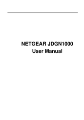 NETGEAR JDGN1000 User Manual