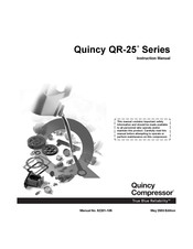 Quincy Compressor QR-25 Series Instruction Manual