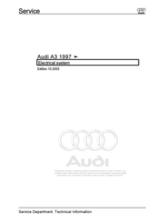 Audi A3 1997 Service