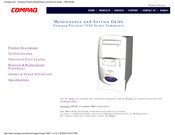 Compaq Presario 7483 Maintenance And Service Manual