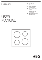 AEG IKE84443FW User Manual