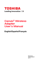 Toshiba Canvio Wireless Adapter User Manual