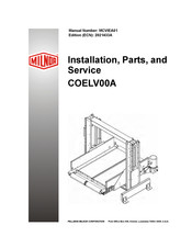 Milnor COELV00A Installation And Service