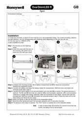 Honeywell Ova/OmniLED R Quick Start Manual