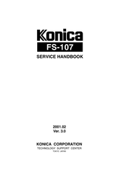 Konica Minolta FS-107 Service Handbook