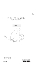 Kohler Heated French Curve K-4649 Homeowner's Manual