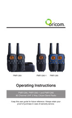 Oricom PMR1295 Operating Instructions Manual