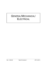 Konica Minolta AFR-12 General, Mechanical/Electrical