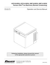 Follett Horizon Elite HMF1010R/N Operation And Service Manual