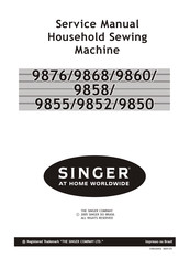Singer 9868 Service Manual
