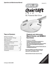 Genie Quietlift 2M Operation And Maintenance Manual