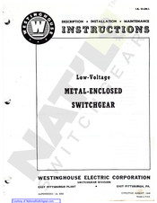 Westinghouse DA-100 Instructions Manual
