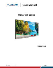 Planar VM55LX-U2 User Manual