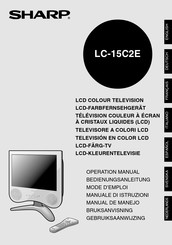 Sharp LC-15C2E Operation Manual