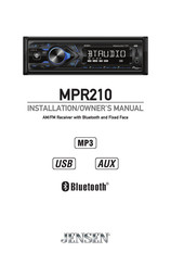 Jensen MPR210 Installation & Owner's Manual