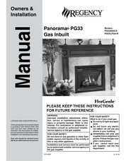Regency Panorama PG33NG4-R Owners & Installation Manual