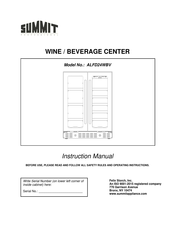 Summit ALFD24WBV Instruction Manual