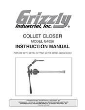 Grizzly G4026 Instruction Manual