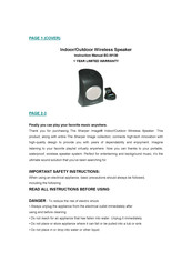Sharper Image EC-W130 Instruction Manual