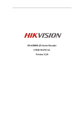HIKVISION DS-6300DI-JX Series User Manual