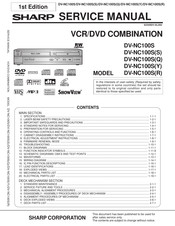 Sharp DV-NC100SY Service Manual