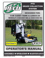 Peco 21621207-08 Operator's Manual