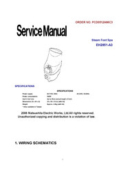 Panasonic EH2851-A3 Service Manual