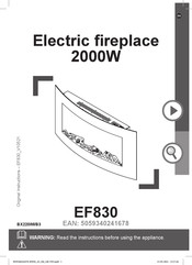 Dimplex EF830 Manual