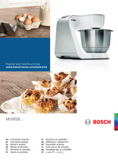 Bosch MUM58 Seriesl MUM58364 Instruction Manual