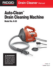RIDGID Auto-Clean K-30 Manual