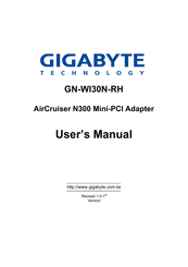 Gigabyte GN-WI30N-RH User Manual