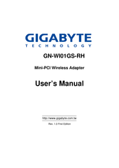 Gigabyte GN-WI01GS-RH User Manual