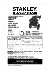 Stanley Farmax SXPW3425 Instruction Manual