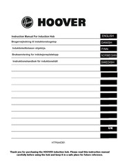 Hoover HTP644DB1 Instruction Manual